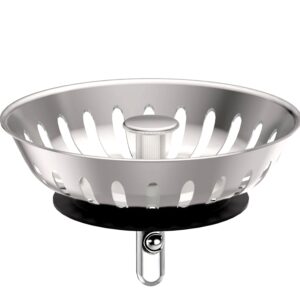 Tappo lavandino cucina Inox (Diametro: 79 mm)