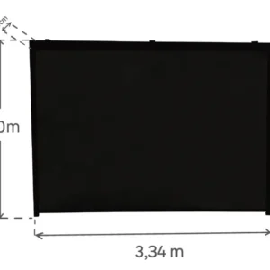 Canna fumaria Rosone componibile verniciato nero D. 80 mm stufa pellet