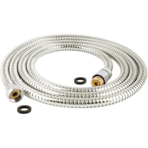 Flessibile doccia inox ghiera ottone (1,5 metri lunghezza)